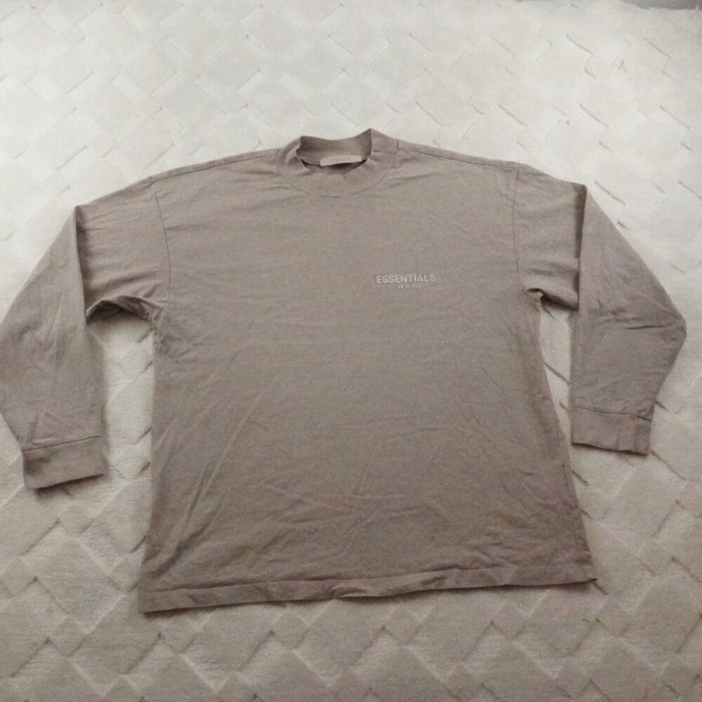 Essentials Fear of God Long Sleeve Shirt Mens Large